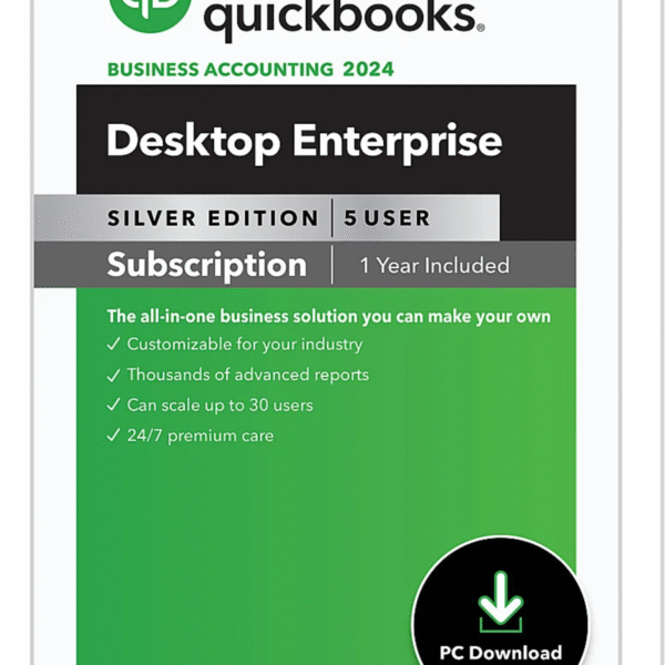 QUICKBOOKS DESKTOP ENTERPRISE 2024 SILVER SUBSCRIPTION